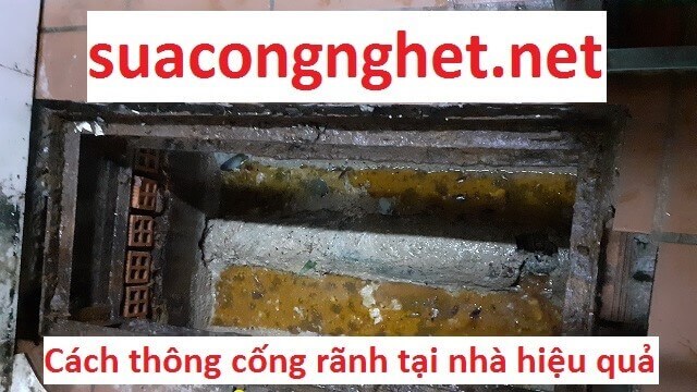 cách thông cống rãnh